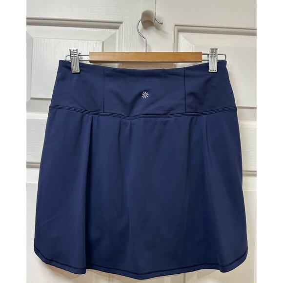 Athleta Fairway Golf Short 16' Skort Skirt Shorts High Rise Navy Blue, Size S - Picture 7 of 11